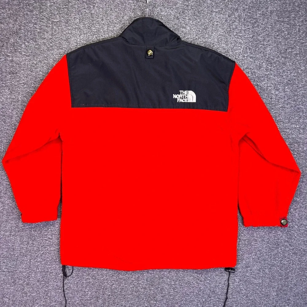 The North Face Fleece Jacket Mens M Red Black Gore Windstopper Gorpcore Hiking